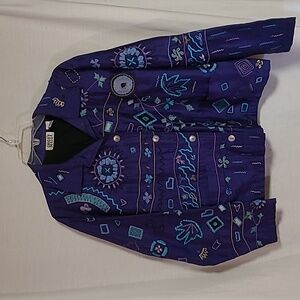 Chico's embroidered jacket